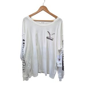 Texas Longhorns 47 Brand Women's White Sandstone Long Sleeve Shirt XL